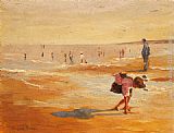 Marguerite Rousseau On the Beach painting